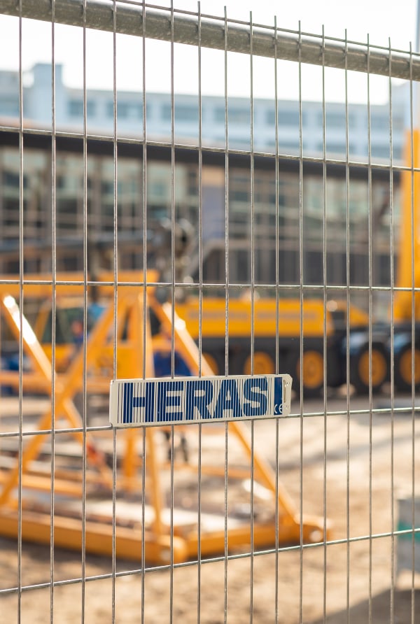 Barrière de chantier Heras - Interloc