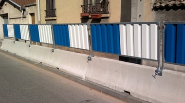 Barrière de chantier Heras - Interloc