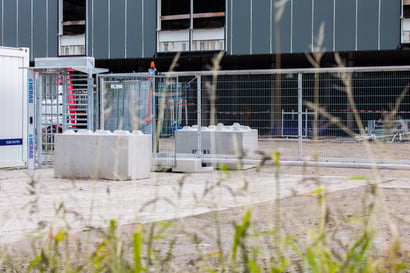 Portail coulissant chantier de construction | Heras Clôture